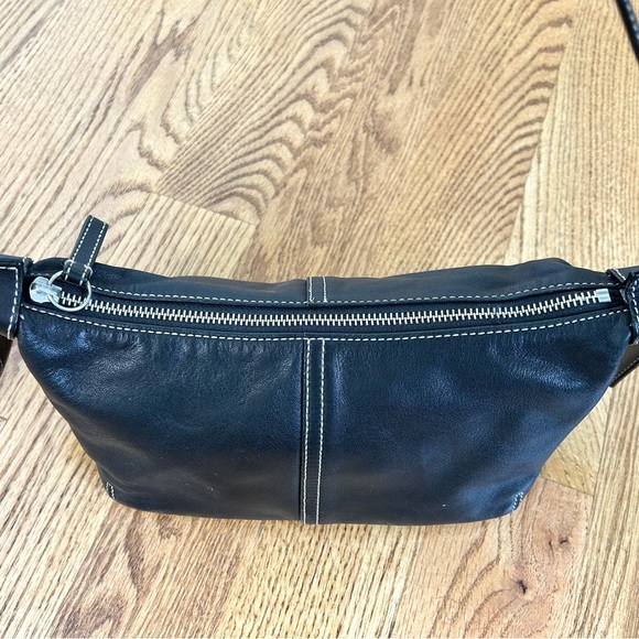 SOLD. Y2K COACH 9564 LEGACY DEMI HOBO BLACK LEATHER PURSE HAND BAG - Picture 8 of 11